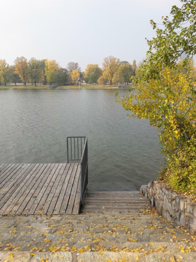 Bungalow At Lake Alte Donau Виена Екстериор снимка