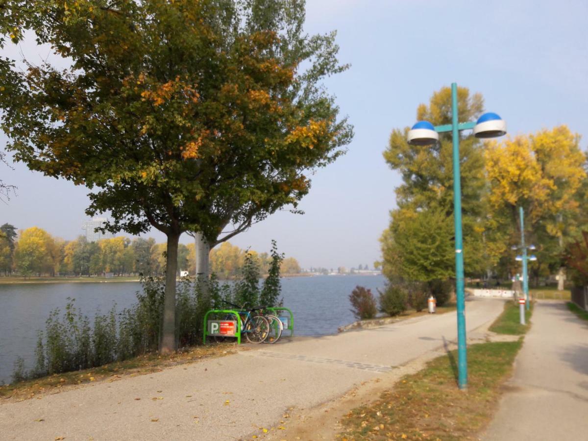 Bungalow At Lake Alte Donau Виена Екстериор снимка